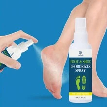 Foot And Shoe Deodorization Spray - Aloe Maceration, Hypoallergenic, Peppermint And Lemon Fragrance, Odor Control And Sweat Relief