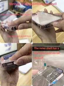 Hadaasi 1个电镀镜头保护超薄硬质透明手机壳，带防尘网，兼容苹果17 Pro/17 Pro Max/17 Air/17/16 Pro/16 Pro Max/16 Plus/16/16 E/15 Pro/15 Pro Max/15 Plus/15/14 Pro/14 Pro Max/14 Plus/14/13 Pro/13 Pro Max/13/12 Pro/12 Pro Max/12/11 Pro Max/11/11 Pro/XS Max/XR/XS/X