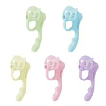 5 指握笔器、儿童书写辅助器、硅胶手指握笔器、学龄前书写训练工具、儿童便携式握笔器、书写学习用品 - 彩色 - 查看 8