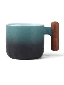 1 pièce / 2 pièces / 4 pièces Tasse à café italienne en céramique avec manche en bois, tasse à thé avec manche en santal, infuseur à thé et couvercle, tasse à thé en céramique avec manche en bois japonais, petite tasse à café en porcelaine avec dégradé de glaçure, petite tasse à thé de type Kung Fu en céramique. Coffret cadeau adapté pour le thé de l'après-midi, tasse à expresso italienne, mini tasse à café japonaise simple - Multicolore - Voir 15