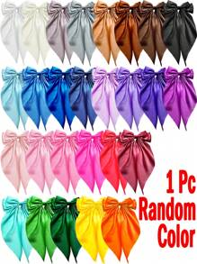 1/10/20Pcs Random Color Hair Bows With Long Tail Bow Hair Clips Elegant Hair Ribbon Hair Accessories For Women Daily Wear Suitable For Many Occasion Valentine's Day Valentines,Hair Barrettes Claw Clips