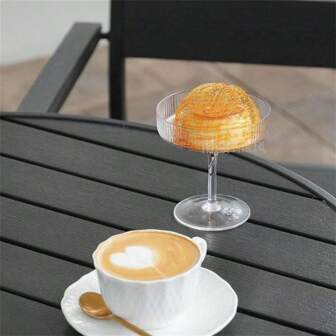 1 个 160 毫升玻璃杯，适用于酸奶、冰淇淋、甜点、水果、鸡尾酒、派对、家庭使用、情人节、斋月、新年、圣诞节、感恩节、