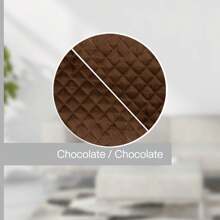 Cubre Salas Esquineras Protector Sofa Tipo L Doble Vista - Marrón Chocolate - Ver 10