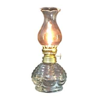 1 gåva Utsökt retroglasoljelampa med förtjockad präglad festlig atmosfär Bränsleförbrännande lampdekoration (exklusive bränsle) Heminredning, rumsinredning