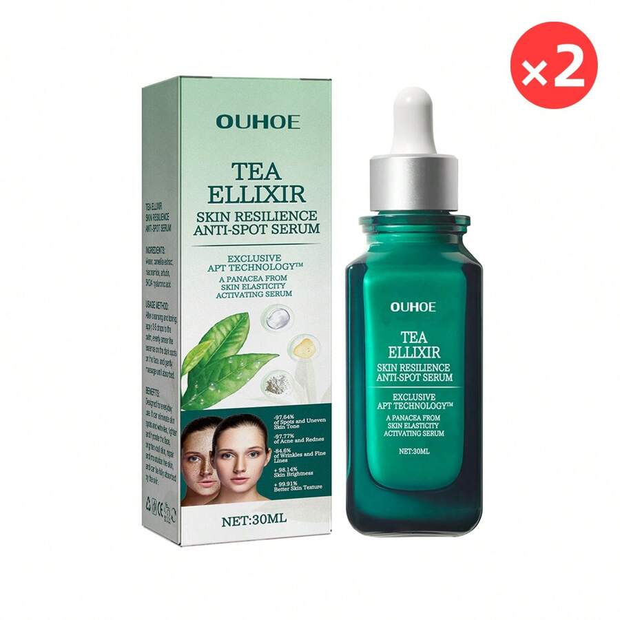 2 Pcs OUHOE Brightening Spot Diminishing Serum - Reduces Dark Spots And Hydrates For A Radiant Complexion.