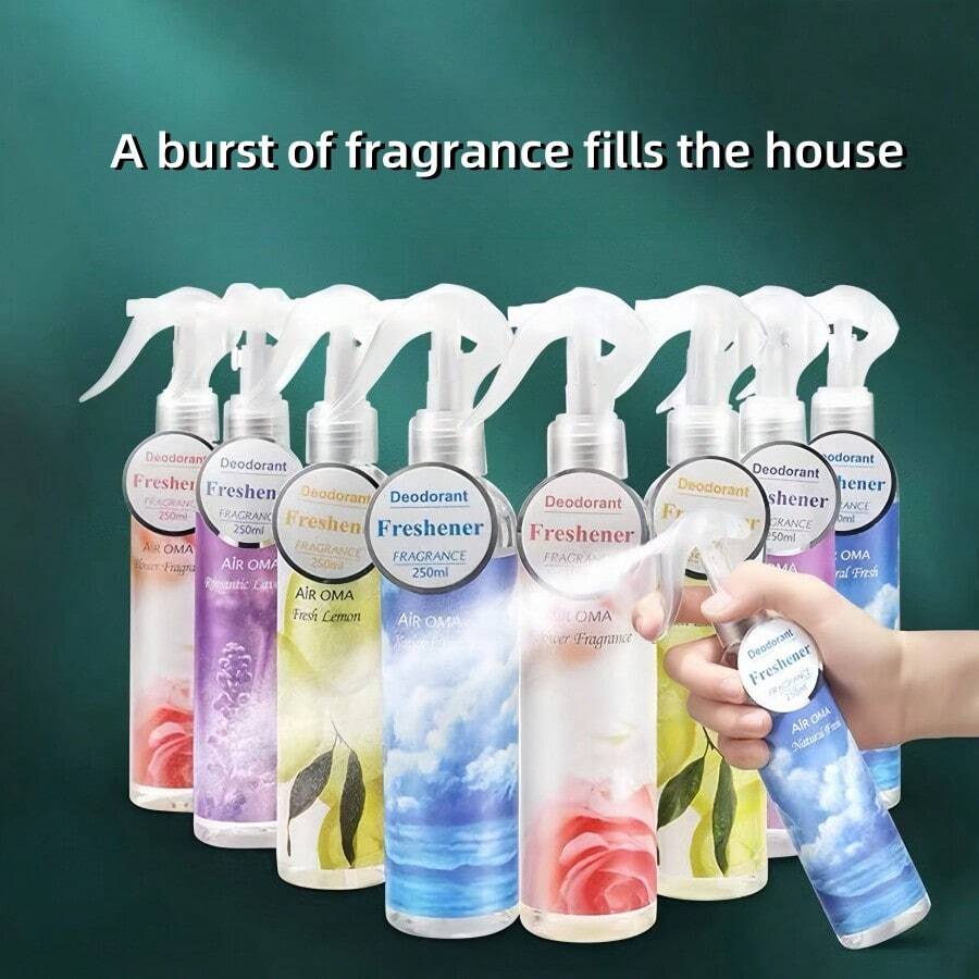 1 buc odorizant de aer cu aromă de lavandă, lămâie, ocean, trandafir, poate fi folosit în haine, dormitor, dulap, pentru a elimina mirosurile, spray de purificare, odorizant de aer pentru interior, parfum auto, spray deodorant, cadouri de ziua de naștere, absolvire, portabil - multicolor - Vizualizare 1