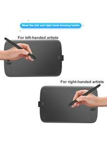 Ugee M808 Drawing Tablet 25.4x15.9cm 8 Keys 16k Pen - 黑色 - 查看 2
