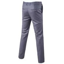 Novo Conjunto de Terno de Negócios de Fecho Duplo com Cores Sólidas para Homens, Sobretudo + Calça, Slim, Casamento, 2 Peças, Blazer, Calça, Alta Qualidade, Social Contact Gown