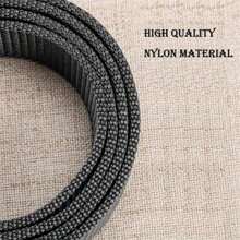 1 chiếc thắt lưng vải nylon có khóa cho nam, quà tặng Tết Nguyên đán, ngày lễ tình nhân và mặc hàng ngày - Nhiều màu - Xem 2
