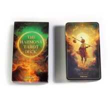 Cartas del Tarot de "Starlight Harmony": Juego de 78 cartas de tarot - Juego de adivinación del tarot, con simbología natural de edición estándar, juego de rol con cartas de cartón de alta calidad, adecuado para jugadores a partir de 14 años, juego de adivinación, juego de fiesta familiar, juego de entretenimiento con amigos, juegos de fiestas y regalos para Halloween, Acción de Gracias, Navidad