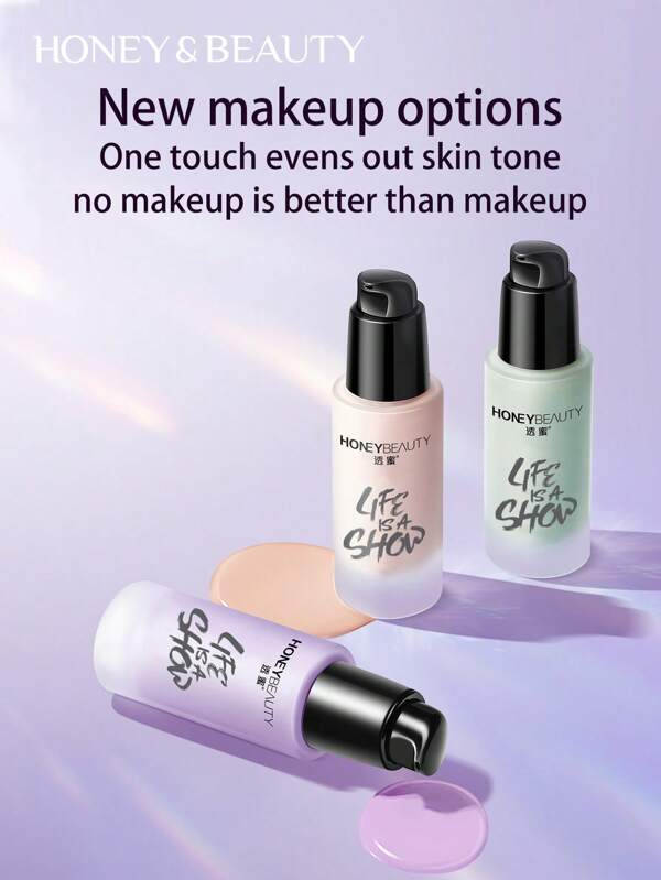 HONEY&BEAUTY Oil Control Primer Color Correcting Even Skin Tone Long Lasting Primer