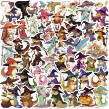 50 件壁虎贴纸，适用于剪贴簿、日记本、笔记本电脑、保险杠、滑板、水瓶、电脑、手机、卡通、安全帽、汽车贴纸和贴花 - 彩色 - 查看 1