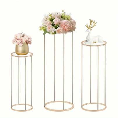 Party Column Stand - Column Base Stand With Acrylic Panel, Cake Column Stand For Table Centerpiece Decor, Wedding, Birthday Party Background
