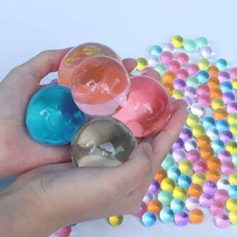 220Pcs Giant Water Beads Jumbo Water Gel Beads Rainbow Mix Growing Balls For Vase Filler, Wedding And Home Decoration, Decorations Best Gifts Birthday Graduation