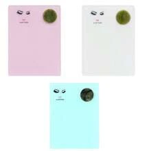 1/2/3pcs Acrylic Jade Stone Eyelash Extension Plate Tray Grafting Lashes Holder Glue Pallet Board Stand Pad Makeup Tools