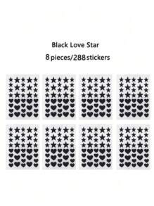 320pcs-Cartoon Facial Cover Colored  Stickers,Hydrogel Patch, Essential For Taking Photos, Star Decoration Stickers,Can Be Used To Hide Acne And Other Blemishes Easy To Peel Off, Suitable For Various Parties, Get-Togethers And Fun Activities ,Colorful Multi-Specification  Five-Pointed Star-Shaped Face Stickers ,DIY Music Festival Y2k Face Decoration  Stickers,Festive Party Photography Decoration,Festive Party Gifts, Waterproof And Long-Lasting – Ideal For Special Occasions And Celebrations,Halloween, Christmas, Outdoor Holiday Decoration Facial Stickers - Multicolor - View 18
