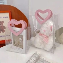 2 pezzi Borse trasparenti, borse regalo per bomboniere di matrimonio, caramelle, fiori, packaging di cosmetici - Multicolore - Visualizzare 6