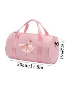 1pc Bolsa de dança de balé fofa, bolsa de tutu de balé de náilon, bolsa de dança, bolsa de viagem portátil, presente de aniversário ideal