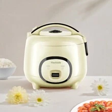 Tumey 3L Rice Cooker With Steamer, Separate Rice And Soup Cooker, 6 Cooking Functions, Soup, Porridge, Rice, Etc, Suitable For Home Kitchens, Outdoor Camping And RVs - View 2