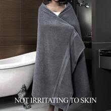 超大浴巾（2 包） - 35 英寸 X 70 英寸超大浴巾 - 750 GSM - 超厚/超柔软/超吸水，适用于水疗中心、酒店、海滩、健身房和家庭浴室装饰夏季美容院家庭浴室 - 白色 - 查看 7