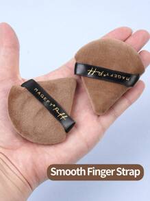 MAGEFY 5 stuks Flocking Triangle Powder Puff, make-up tools met zachte en huidvriendelijke make-up puff, make-up tools gemakkelijk mee te nemen voor op reis, cadeau voor vrouwen en meisjes