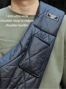 Large-Capacity Pet Messenger Bag-Comfortable Strap, Thickened With Cotton Winter Pet Backpack, Convenient For Travel, Hands-Free Carrying And Stress-Free Pet Transportation
