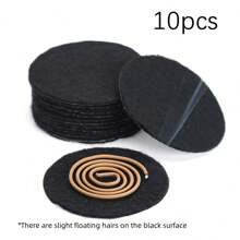 5/10/20/30/50pcs Flame Retardant Burning Mat, Incense Burner Mat Flame Retardant Point Heat Resistant Household Heat Insulation Round Flame Retardant Unscented- Homeowners, Decorators, And Fire Safety Enthusiasts - Suitable For Home Decor, Camping, Outdoor EventsHome Fragrance Mats Rama Decoration Rama - Multicolor - View 12