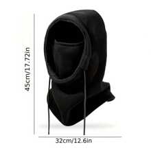 Passamontagna antivento invernale per ciclismo, maschera da sci unisex, paraorecchie per sport all'aperto, scaldacollo, adatto per autunno/inverno