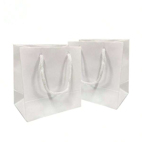 Sacola de Papel Bijuteria Diversas Cores 10x10x6 - 10un