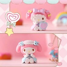 Sanrio 1PC My Melody Tea Party Theme Blind Box, Cute Cartoon Character Model, PVC Figurine, Versatile Styling Combinations, Desktop Decoration Supplies, Cute Fashion , Home Room Decor, Homecoming Season Gifts, Room Decoration Stuff, Home Decor, Bedroom Decor, Party Decorations, Wedding Items, 14+Youth Toys (Random Shipping)