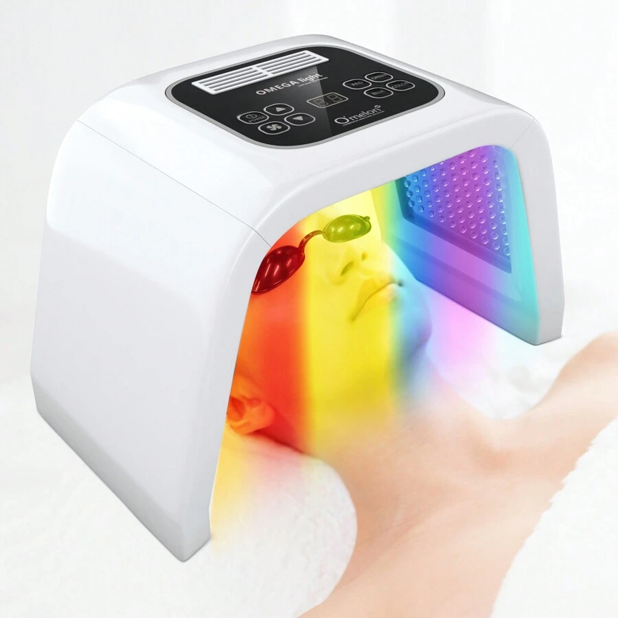 KINGSTEAM LED Facial Mask 7 Colors Therapy Face Neck - US A Type Plug(110-127V) - View 1
