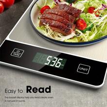 Digital Food Scale 10kg/22lb - Precise 1g/0.04oz Graduation Kitchen Scale For Baking & Cooking, Stainless Steel With Tare Function.Requires 2*AAA Batteries For Power Supply(Batteries Not Included). - Multicolor - View 3