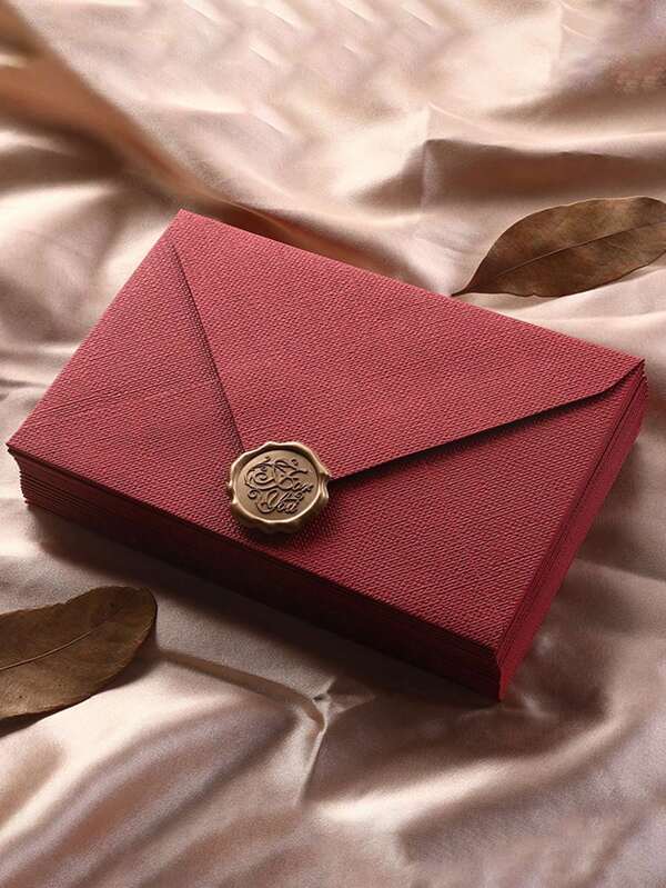 10 pezzi di buste, buste per ufficio, buste per inviti di matrimonio, lettere di invito per affari occidentali, regali per vacanze, buste per decorazioni per feste, in stili e colori multipli con sensazione di lana, per bricolage e immagazzinaggio fatti a mano, inviti a tinta unita per il ritorno a scuola