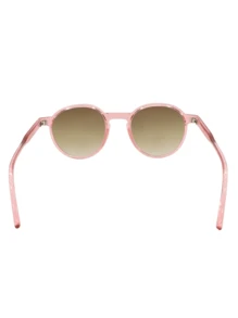 Round Crystal Shiny Sunglasses Fashion Beach Summer Elegant Classic Women UV400 Protection - Pha lê hồng - Xem 5