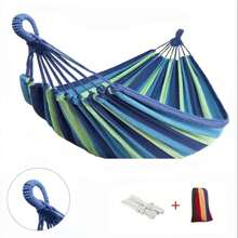 450LBS Heavy-Duty Wing Back Hammock With Ergonomic Design - Portable, And Comfortable For Backyard, Lawn, Camping, And Travel - Includes Travel Bag And Manual Handle Adjustment