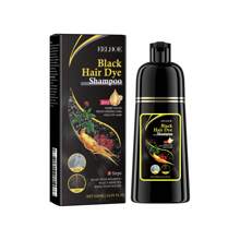 EELHOE Black Hair Shampoo Polygonum Multiflorum Essence Black Moisturizing Hair Cleaning Repair Soft Shampoo - Black - View 6