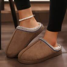 Women's Winter Slippers - Plush-Lined, Non-Slip Bedroom Shoes For Ultimate Comfort & Warmth