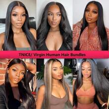 Straight Bundles Human Hair Human Hair Bundle 12A Brazilian Straight Wave Bundles Human Hair Natural Black Color 3 Bundles Human Hair