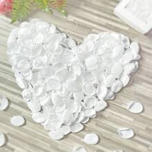 50/100/200/300pcs Silk Rose Petals Burgundy Flower Petals For Wedding Flower Girl Basket Aisle Scatter Dinner Table Centerpieces Party Confetti Bridal Shower Romantic Night Decoration, Room Decoration, Home Decoration, Bathroom Decoration