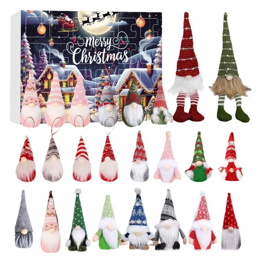 Gnome Advent Calendar 2024 Christmas Gnome Advent Calendar With 24