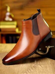 Men's Formal Boots - màu nâu - Xem 2