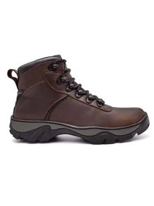 Men's Toro Boot Premium Genuine Leather Waterproof Trail Adventure Combat Boot - 鏽棕色 - 查看 2