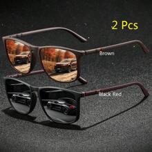 1-2-3 bucăți, la modă, clasice, dungi colorate, ochelari de modă vintage, model de verificare la modă, unisex, ochelari de modă pentru sport în aer liber