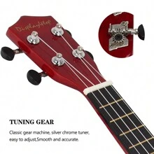 21 Inch Soprano Ukulele With Gig Bag, Pick, And Spare Strings – Great For Schools And Beginners - Natural - View 4