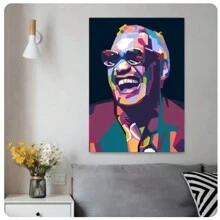 1 tấm tranh tường nghệ thuật cổ điển hình ngôi sao nhạc Jazz, tranh vải bố, áp phích trang trí phòng khách, tranh tường, phòng ngủ, phòng khách, văn phòng, nghệ thuật treo tường, trang trí tường, tranh in trên vải bố, áp phích tranh sơn dầu, tranh in theo phong cách tối giản hiện đại, trang trí phòng khách và phòng, trang trí phòng tắm, quà tặng lý tưởng, không có khung - Nhiều màu - Xem 7