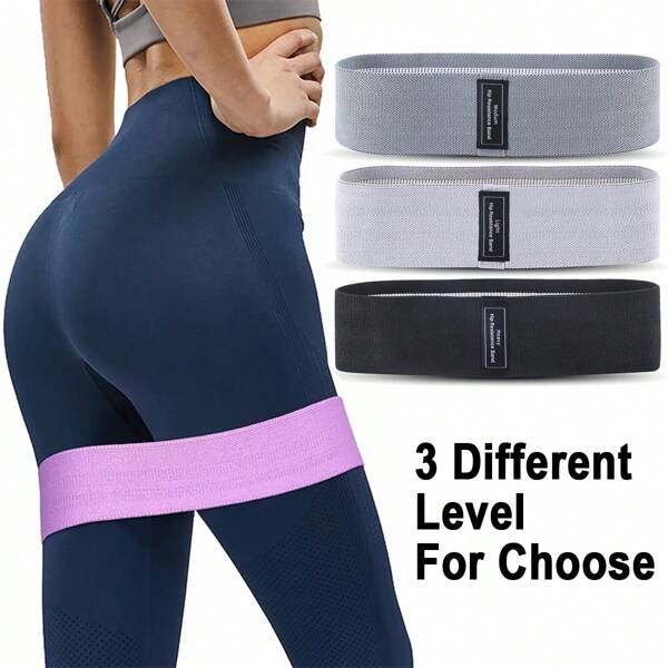 Faixas de Resistência, Faixas de Exercício para Mulheres e Homens, Faixas Elásticas para Glúteos e Pernas, Faixas Flexíveis de Pilates, Academia