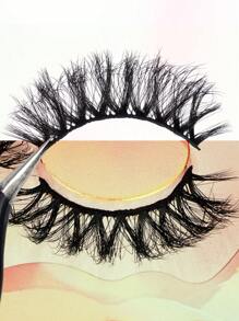 5pairs/Set C Curl 3D Faux Mink Hair Fluffy False Eyelashes With Butterfly Shaped Tray, Natural Looking,Cat-Eye Cartoon False Eyelashes With Messy Wispy End, Eyelash Extension Kit,Dramatic Volume False Eyelashes, Fluffy Russian Big Curling Imitation Mink Hair Eyelashes,Thick And Soft, Reusable, Individual Packaging, Makeup Tool For Beauty,Small Packaging Is Suitable For Tourism Use - 交叉款 - 查看 10