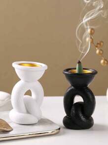 1 Lò đốt hương bằng nhựa sáng tạo, Lò xông hương theo phong cách Ả Rập, Trang trí nhà cửa, Trang trí lễ hội, Phòng khách, Phòng học, Văn phòng, Phòng ngủ, Quà tặng cho bạn thân (Không bao gồm hương) - Nhiều màu - Xem 1