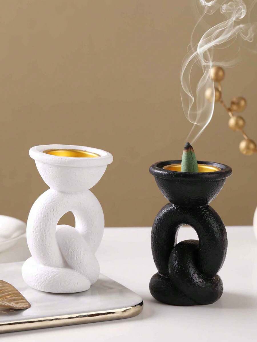 1 Lò đốt hương bằng nhựa sáng tạo, Lò xông hương theo phong cách Ả Rập, Trang trí nhà cửa, Trang trí lễ hội, Phòng khách, Phòng học, Văn phòng, Phòng ngủ, Quà tặng cho bạn thân (Không bao gồm hương) - Nhiều màu - Xem 1