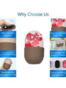 Cosmetic Ice Roller For Face Massage And Cooling - Multicolor - View 4